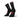 Calcetines Ciclismo Compressport T1 Negro/Gris