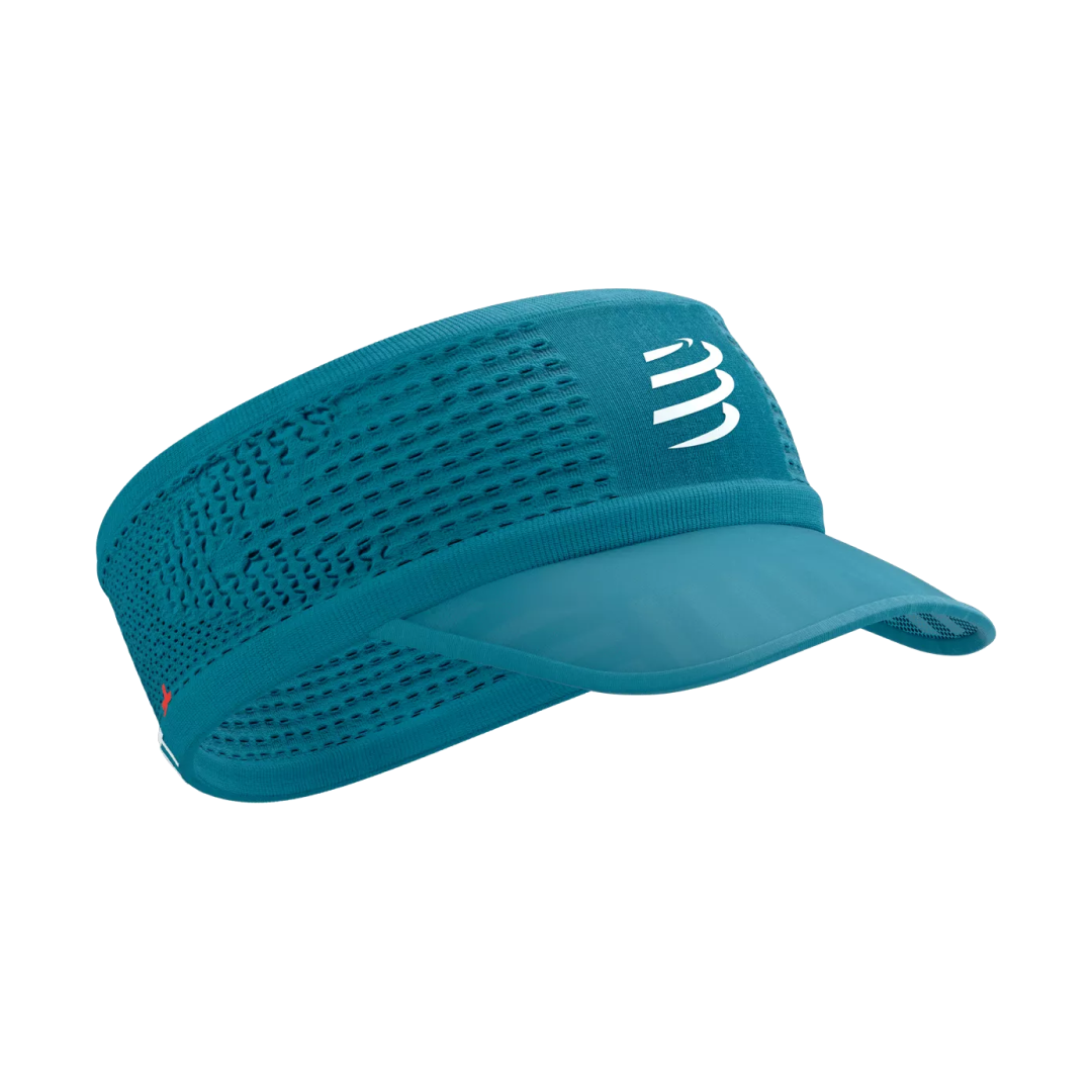 Cinta Azul Para El Pelo + Visor  Para Protección Completa Compressport